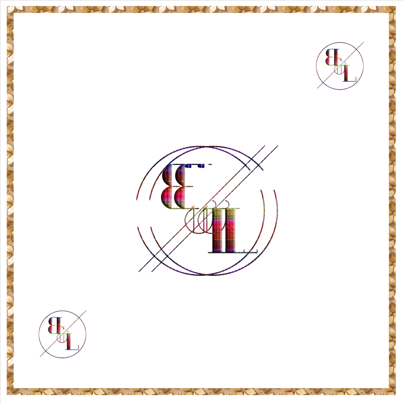 Scarf Summer Colorful Logo