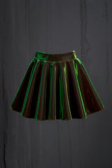 Metallic Midi Skirt